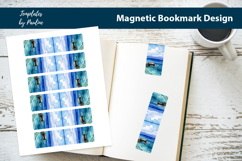 Tropical Sea Magnetic Bookmark, Summer Printable Bookmark Product Image 1