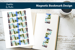 Summer Vibe Magnetic Bookmark, Summer Printable Bookmark Product Image 1