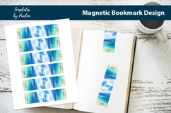 Seashore Magnetic Bookmark, Summer Printable Bookmark Product Image 1