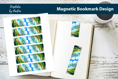 Tropical Sea Magnetic Bookmark, Summer Printable Bookmark Product Image 1
