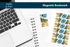 Travel Magnetic Bookmark, Vacation Printable Bookmark Product Image 2