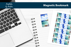 Ocean Magnetic Bookmark, Tropical Summer Printable Bookmark Product Image 2