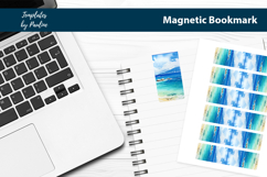 Seashore Magnetic Bookmark, Summer Printable Bookmark Product Image 2
