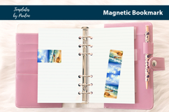 Seashore Magnetic Bookmark, Summer Printable Bookmark Product Image 3