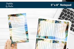 Traveler printable notepad template, Digital memo pad Product Image 1