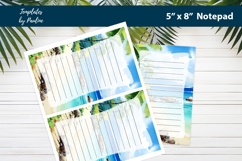 Traveler printable notepad template, Digital memo pad Product Image 2