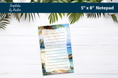 Traveler printable notepad template, Digital memo pad Product Image 3