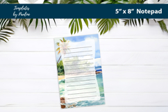 Traveler printable notepad template, Digital memo pad Product Image 3