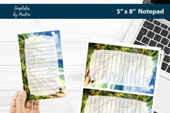 Tropical Classroom Notepad Printable, Beach Reward Memo Pad Product Image 1