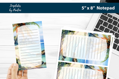Tropical Bullet Journal Notepad Printable Product Image 1