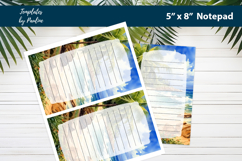 Tropical Beach Theme BuJo Memo Pad Product Image 2