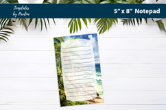 Tropical Classroom Notepad Printable, Beach Reward Memo Pad Product Image 3