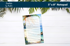 Tropical Bullet Journal Notepad Printable Product Image 3