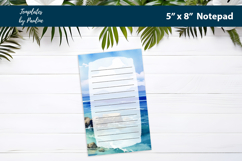 Tropical Ocean Memo Pad Printable for Scrapbooking Product Image 3
