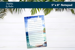Tropical Spa Notepad Printable Product Image 3