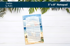 Beach Resort Memo Pad Template Product Image 3