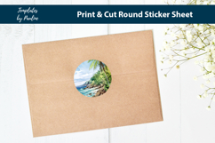 Tropical Ocean Digital Sticker