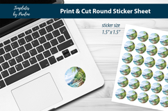 Tropical Ocean Digital Sticker
