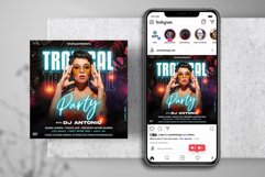 Tropical Night Party Instagram Flyer Product Image 1