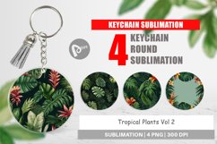 Keychain Tropical Plants Product Image 1
