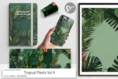 Digital Paper Tropical Plants Product Image 1