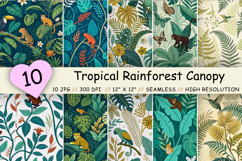 tropical seamless pattern, rainforest canopy design, hidden wildlife wallpaper, digital paper jungle, I-spy tropical art, seamless educational decor, jungle parrot pattern, leafy background repeat, tropical foliage design, kids rainforest wallpaper, seaml