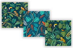 tropical seamless pattern, rainforest canopy design, hidden wildlife wallpaper, digital paper jungle, I-spy tropical art, seamless educational decor, jungle parrot pattern, leafy background repeat, tropical foliage design, kids rainforest wallpaper, seaml