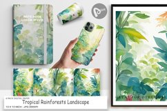 Digital Paper Tropical Rainforests Product Image 1