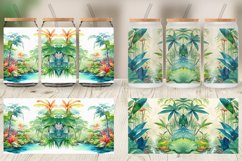 Tropical rainforests Glass Can Wraps Product Image 4