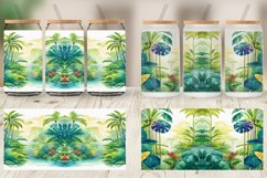 Tropical rainforests Glass Can Wraps Product Image 6