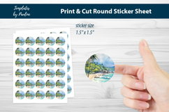 Summer Travel Printable Sticker Sheet Bundle Product Image 3