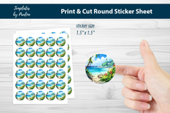 Summer Travel Printable Sticker Sheet Bundle Product Image 4
