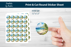 Summer Travel Printable Sticker Sheet Bundle Product Image 7