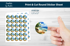 Summer Travel Printable Sticker Sheet Bundle Product Image 14