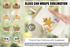 Glass Can Tropical Sunglass Creatures Product Image 1