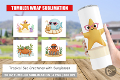 Tumbler Tropical Sunglass Creatures Product Image 1