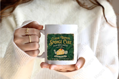 Tropical Sponge Cake Bakery Sign PNG Product Image 2