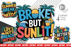 Tropical Summer Clipart Product Image 1