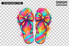 flip flop png, beach clipart, summer png, tropical clipart, vacation design, watercolor shoes, beach sublimation, summer shirt, travel png, ocean theme