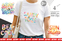 Tropical Summer Bee Sublimation Product Image 1