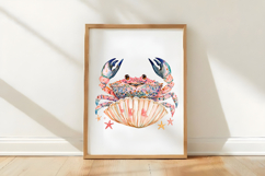 Tropical Summer Crab Clipart Product Image 3