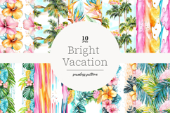 GlamArtZhanna, Summer paper, Summer pattern, Summer background, vacation paper, vacation pattern, vacation background, Tropical paper, Tropical flowers, Tropical pattern, Tropical background, Palm trees paper, Palm trees pattern, Hawaii digital paper