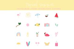 tropical summer instagram story highlight covers