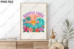 Tropical Sunset Summer Vibes PNG Product Image 3