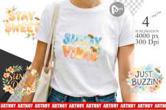 Tropical Sunshine Bee Sublimation Product Image 1