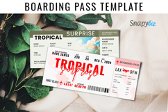 Beach Vacation Boarding Pass Ticket Canva Template Product Image 8