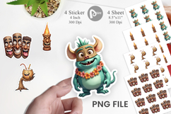 Aloha Spooks Sticker Product Image 1