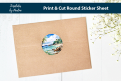Tropical Travel Digital Sticker