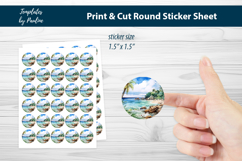 Tropical Travel Digital Sticker