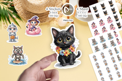 Tropical Trick or Treater Sticker Product Image 1